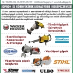 Ã‰pÃ­tÅ‘ ipari gÃ©pek javÃ­tÃ¡sa